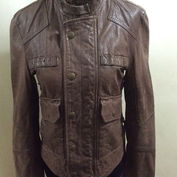 💗True Religion World Tour Rocker leather jacket💗 - Picture 2 of 16